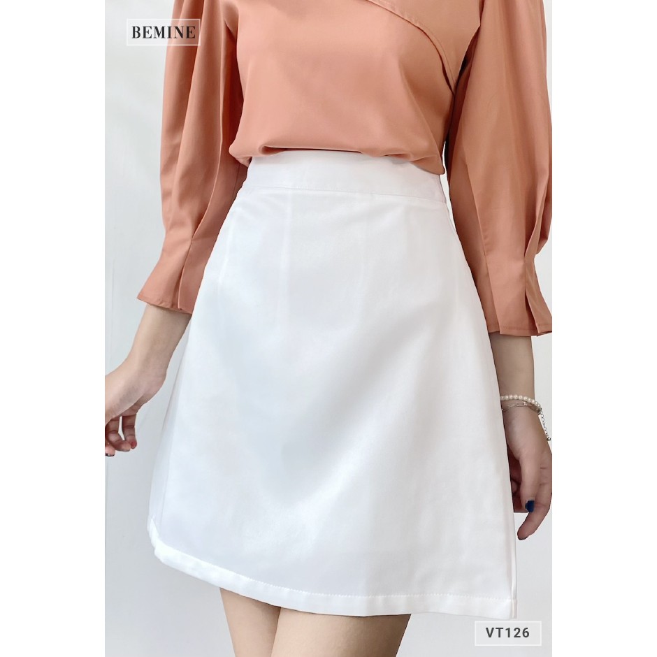 Chân váy chữ A form ngắn BEMINE VT126TRANG | BigBuy360 - bigbuy360.vn