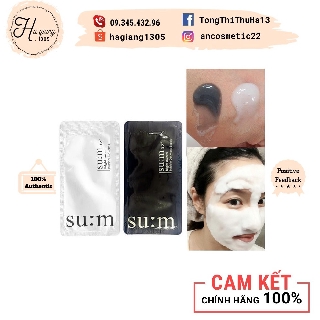 Mặt nạ thải độc bọt su:m 37, Mask sum, Mặt nạ Sum sủi bot