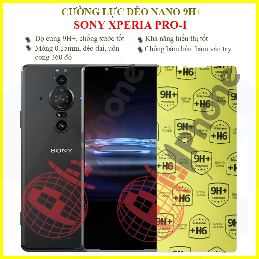Dán cường lực dẻo nano full bộ Sony Xperia Pro-I