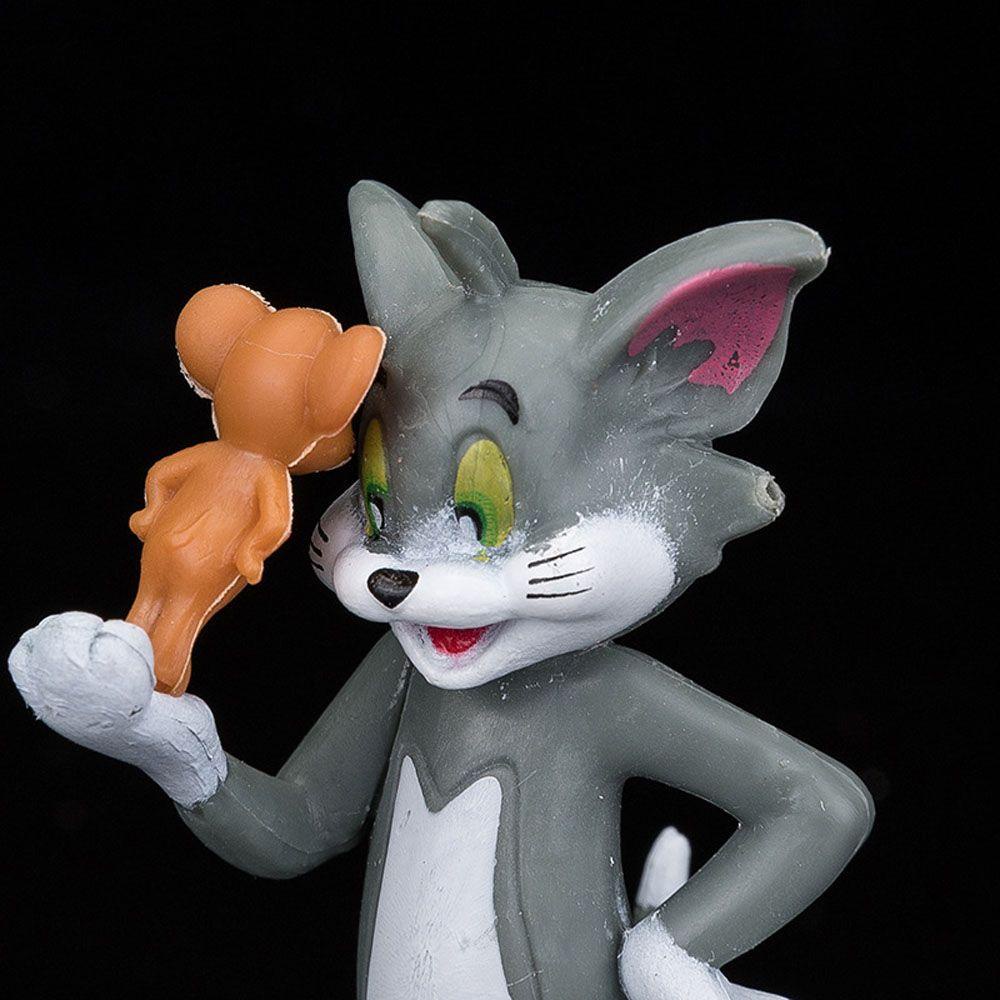 Set 9 Mô Hình Đồ Chơi Tom &amp; Jerry Trang Trí Bánh Kem