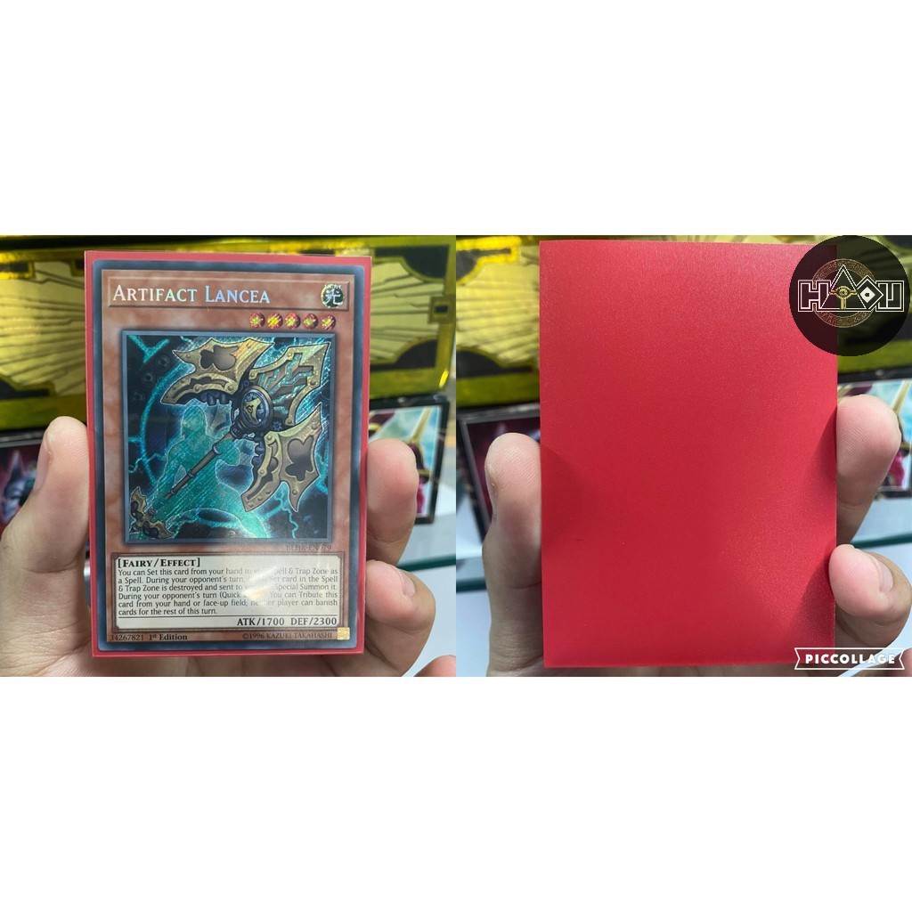 [Phụ Kiện Yu-Gi-Oh] Sleeves Bọc Bài Yugioh 60 cái Size 6.2 x 8.9 cm - Chuẩn Chính Hãng