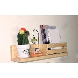Giá Sách Mini Decor Bàn Học Treo Tường Giá Gỗ Thông Nhập Khẩu