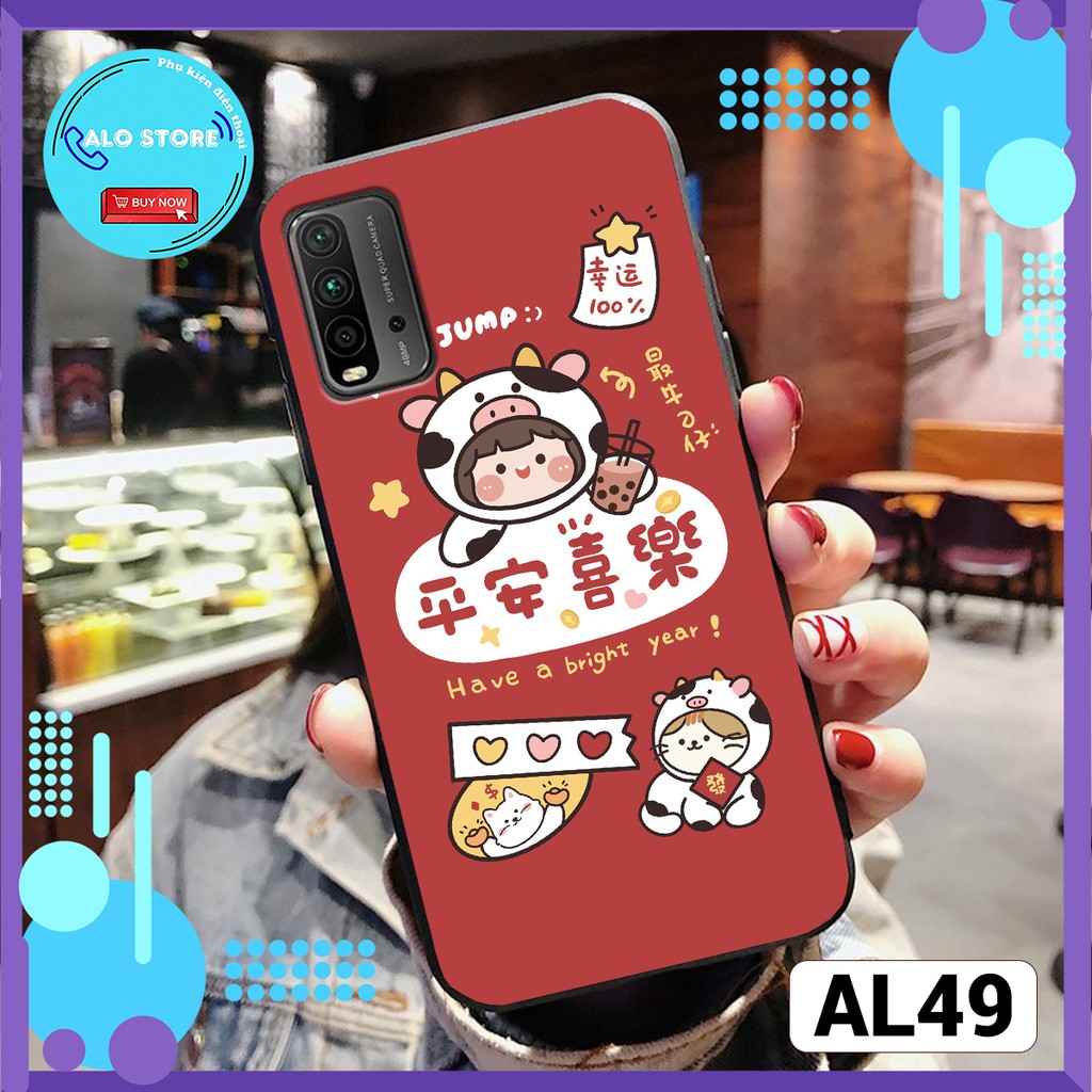 Ốp lưng xiaomi in hình bò sữa,roro jump,tom and jerry đáng yêu,ốp lưng xiaomi pocom3/redmi 9t/redmi9c/redmi note10/10pro