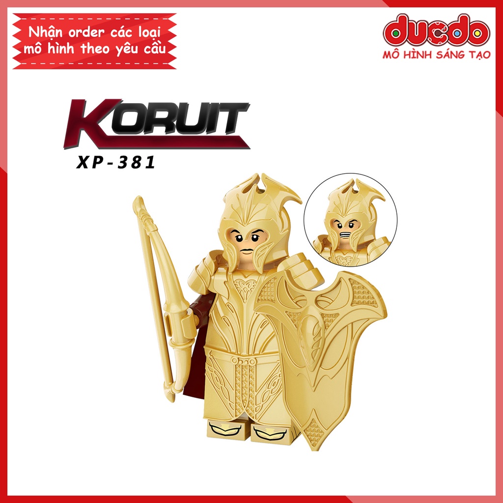 Minifigures nhân vật chiến binh phim Chúa Tể Những Chiếc Nhẫn - Đồ chơi Lắp ghép Xếp hình Mô hình Mini KORUIT KT1050