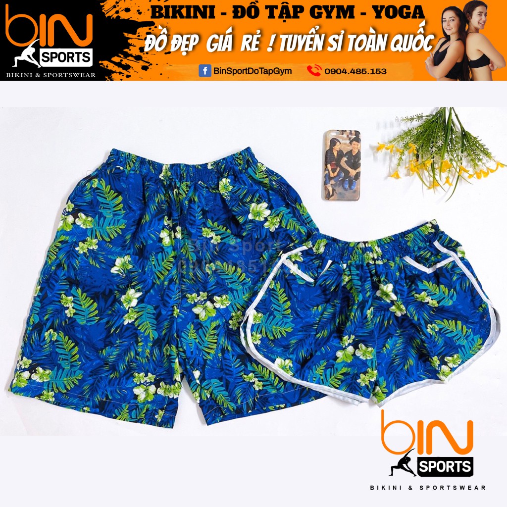 Quần Bơi Cặp Nam Nữ Nhiều Mẫu Freesize Bin Sports QB002