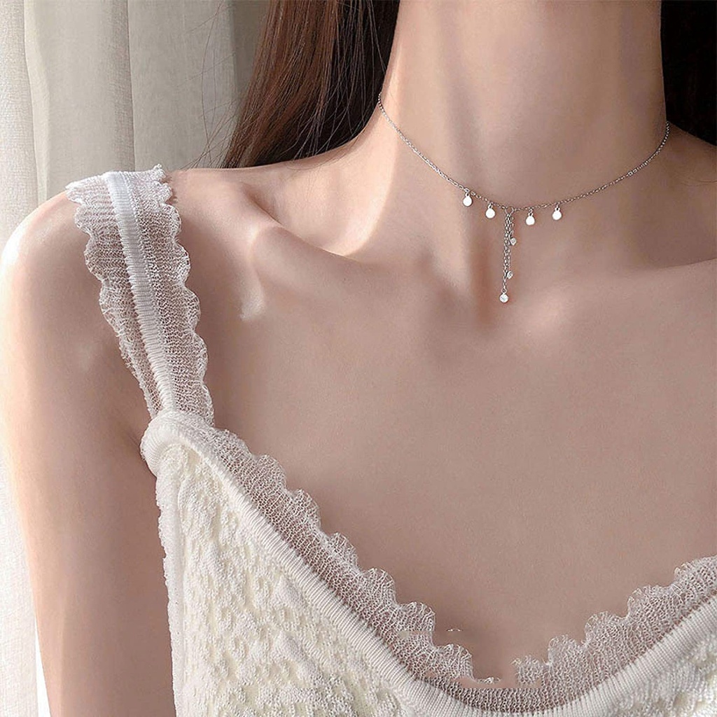 Vòng cổ Mặt Trái Tim Thời Trang Cho Nữ
