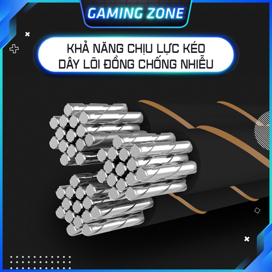 Tai nghe chơi game siêu bass QKZ CK8 có dây chống rối, mic đàm thoại