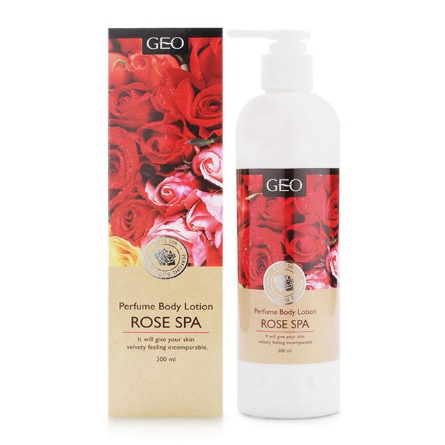 [Mã FMCGM50 - 8% đơn 250K] Sữa dưỡng thể trắng da hương hoa hồng Geo Perfume Body Lotion Rose Spa 300ml | BigBuy360 - bigbuy360.vn