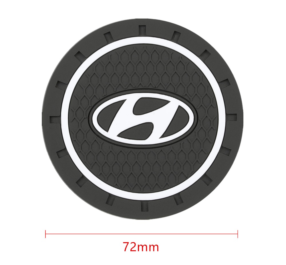 Đế lót ly chống sốc chống bụi chống trượt cho Hyundai i10 Kona Getz Accent Elantra Sonata Tucson