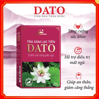 Trà Sâm Lạc Tiên DATO, trà lạc tiên, trà thảo mộc túi lọc giúp ngủ ngon mỗi ngày