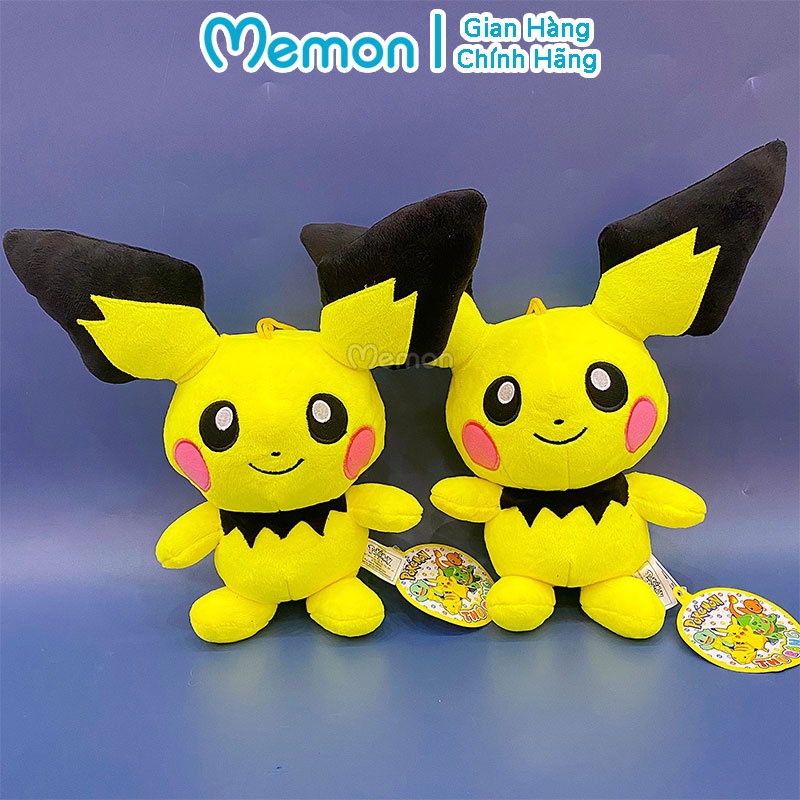 Gấu Bông Pikachu Tai Đen Pokemon Cao Cấp Memon