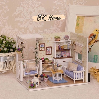 Mô hình nhà búp bê CUTEROOM diy Doll House Miniature Kitten Diary