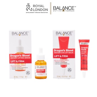 Combo Serum + Kem Mắt Phục Hồi Da Tinh Chất Cây Máu Rồng Balance Dragon’s Blood 30ml + 15ml
