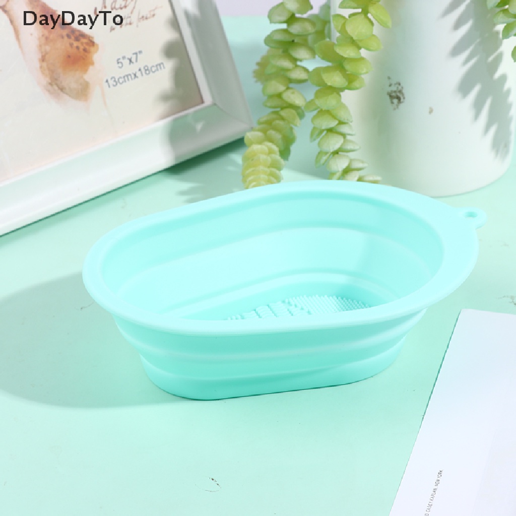 Dụng Cụ Vệ Sinh Cọ Trang Điểm Daydoytto Thiết Kế Gấp Gọn Tiện Dụng