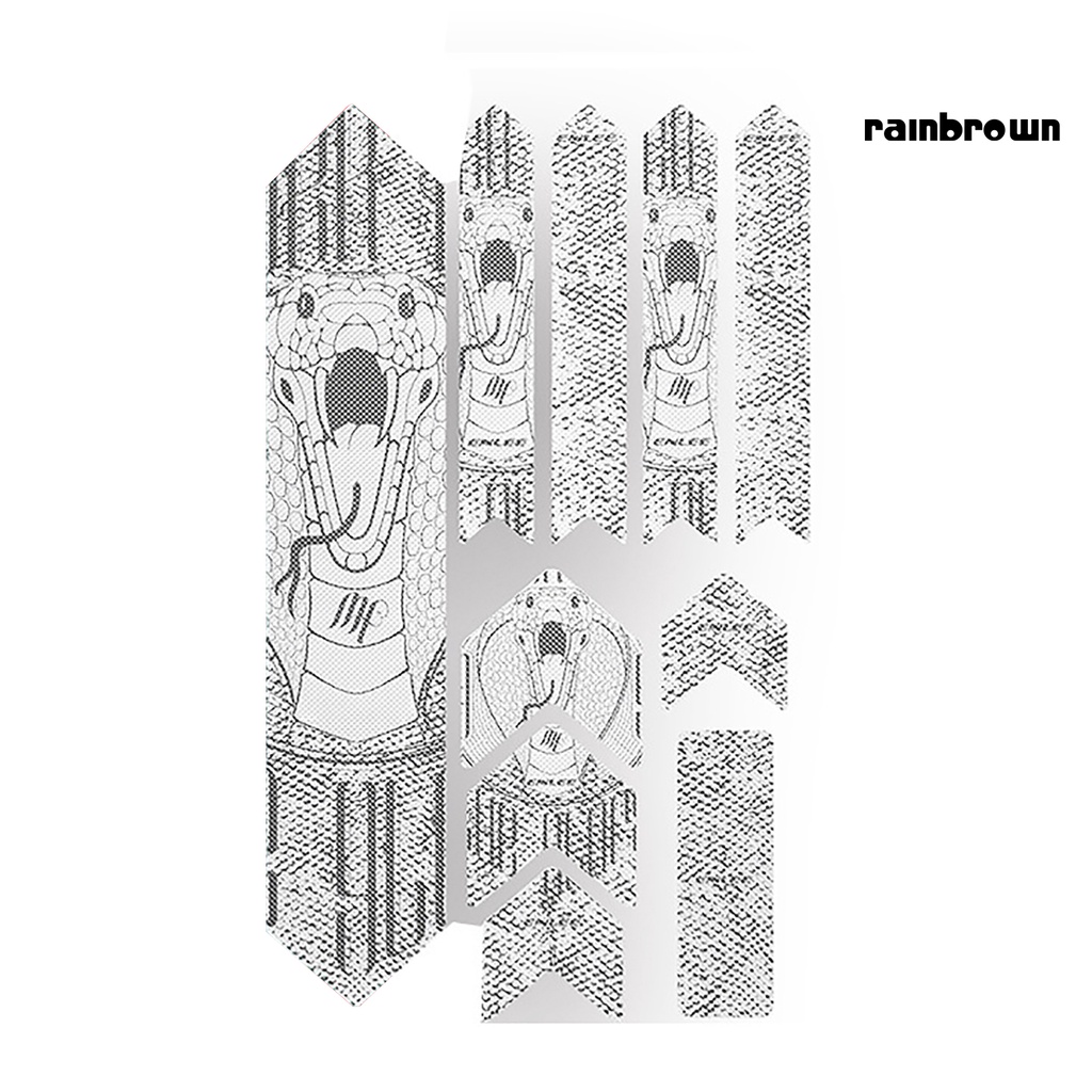 Set 10 miếng dán 3D chống trầy xước cho xe đạp leo núi