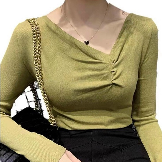 Áo giữ nhiệt nữ, áo giữ nhiệt dài tay công chúa, đồ nữ thu đông thời trang hàng Quảng Châu cao cấp loại 1 có túi zip