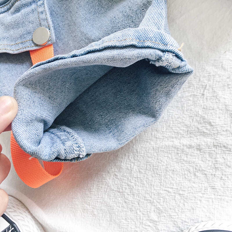 Quần short denim ống rộng thời trang mùa hè năng động cho bé trai