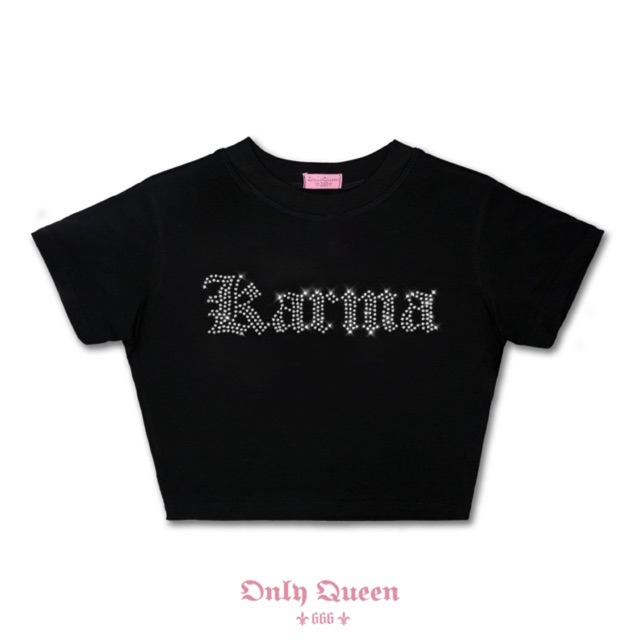 [Mã WASKT304 giảm 15% tối đa 30K đơn 99K] Croptop Karma Crystal