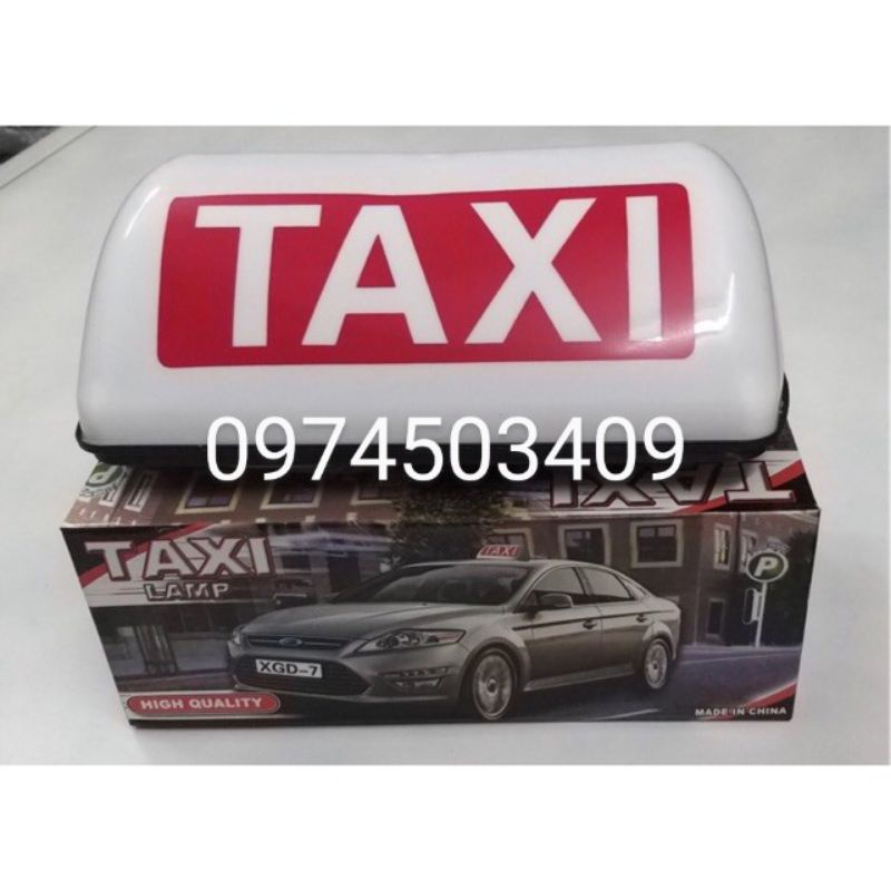 Mào taxi trắng 25cm có đèn | BigBuy360 - bigbuy360.vn