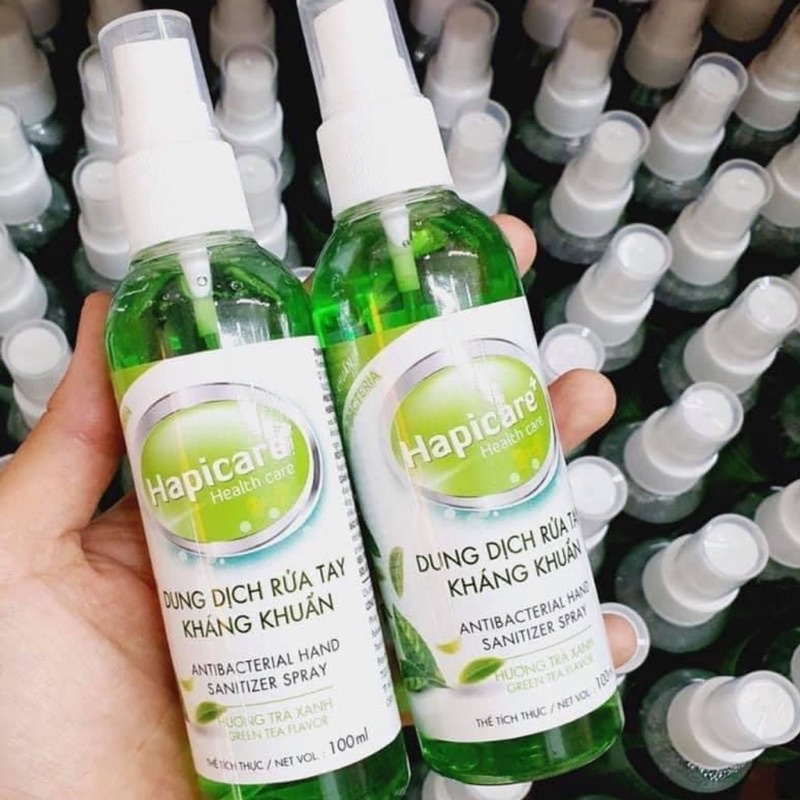 Chai Nước Xịt Khuẩn Rửa Tay Khô Hipicare 100ml