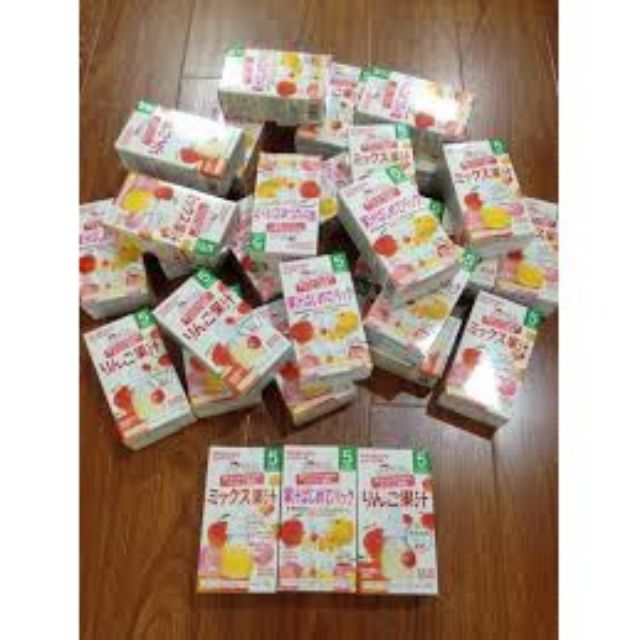 (Sỉ_ lẻ) [date mới nhấ] Trà hoa quả Wakodo nhật bản (nước ép các loại quả) dành cho bé ăn dặm từ 1, 3, 5 tháng tuổi | BigBuy360 - bigbuy360.vn