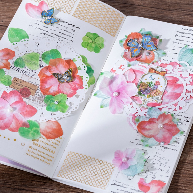 100 Chiếc Băng Cánh Hoa Nhiều Màu Sắc