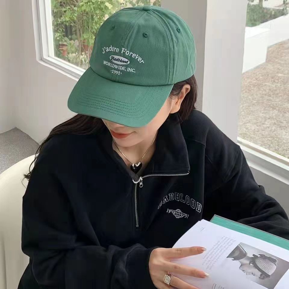 Mũ Lưỡi Trai Thêu Chữ jadore forever Phong Cách Hip Hop Thời Trang Cho Nam Và Nữ