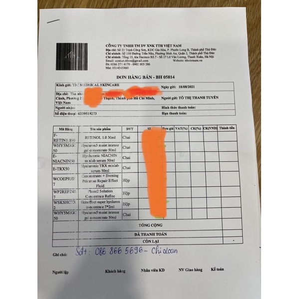 Huyết Thanh Hoa Anh Thảo Wellmaxx Evening Primrose Giảm Mụn 2ml*7ống - Tic Medical Skincare