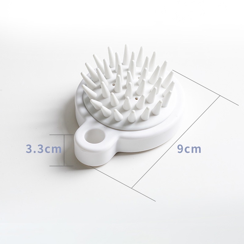 Lược gội đầu bằng silicon mát xa da đầu giảm rụng kích thích mọc tóc OUYOU