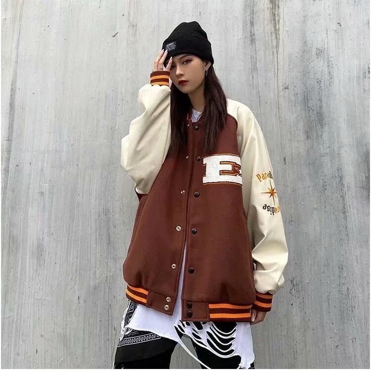 Áo Khoác Nam Bóng Chày oversize  Fashion Vintage Áo Khoác Bomber Bữ Bigsize Unisex Bomber Jacket