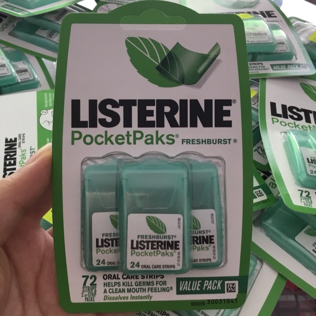 MIẾNG NGẬM THƠM MIỆNG LISTERIN - ÚC