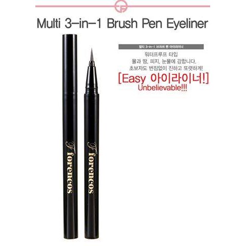 KẺ MẮT NƯỚC FORENCOS MULTI 3IN1 BRUSH EYELINER CHÍNH HÃNG - 3709