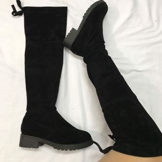 Bốt đùi da lộn 7cm và 3cm