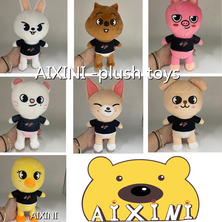 Đồ chơi sang trọng Skzoo 8.2 inch , Skz Plushie Jiniret/Wolf Chan/Leebit/DWAEKKI/Jiniret/HAN Quokka/BbokAri/PpupyM/Foxi.Ny Quà tặng cho trẻ em