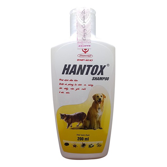 Sữa Tắm Phòng Trị Ve Rận Bọ Chét Chó Mèo Hantox Shampoo