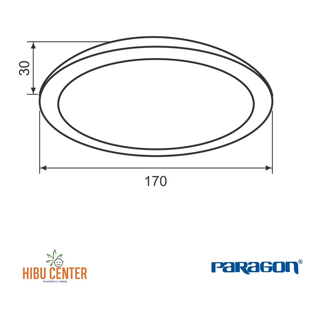 Đèn LED Paragon Downlight Dân dụng (RRDA Series) 7W/ 9W/ 12W - Ánh Sáng Vàng/ Trung Tính/ Trắng. Hàng Chính Hãng