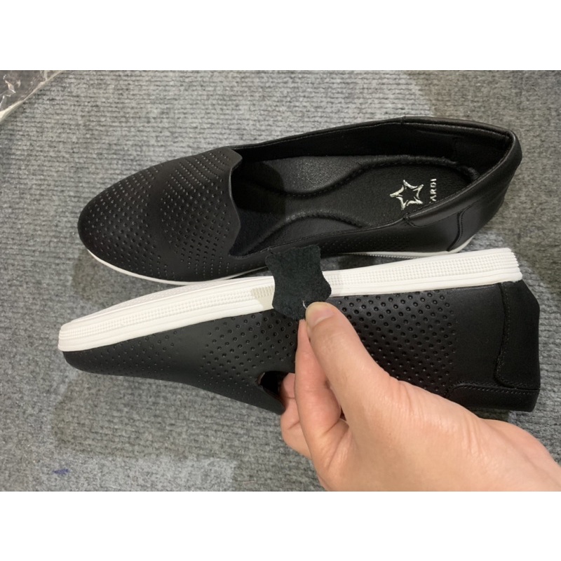 Giày bệt, slipon GE.OX nữ da thật siêu êm