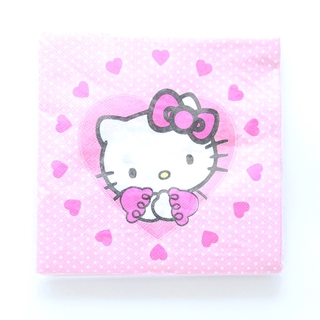 Hello Kitty Đĩa Giấy Trang Trí Tiệc Sinh Nhật Cho Bé
