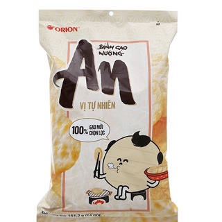 Bánh gạo nướng vị tự nhiên Orion An gói 151.2g
