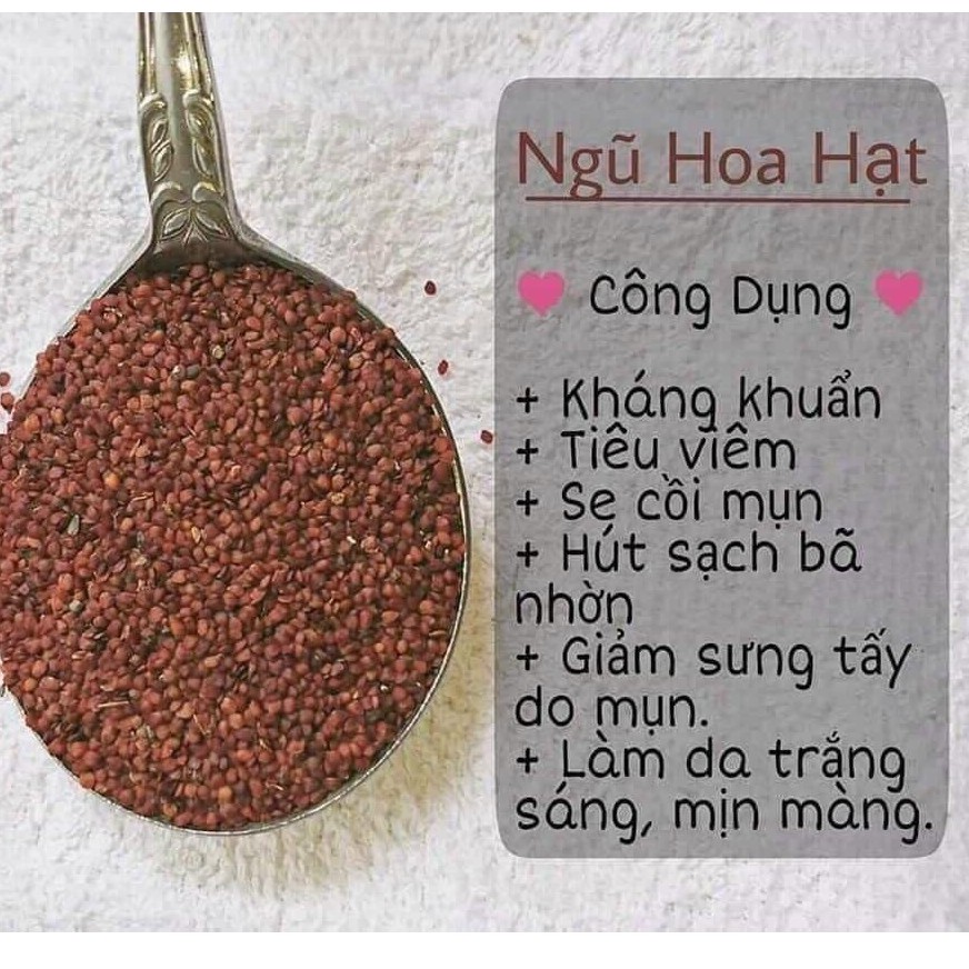 1kg ngũ hoa hạt sạch, mặt nạ đắp mặt chuyên dụng spa, hạt đinh lịch