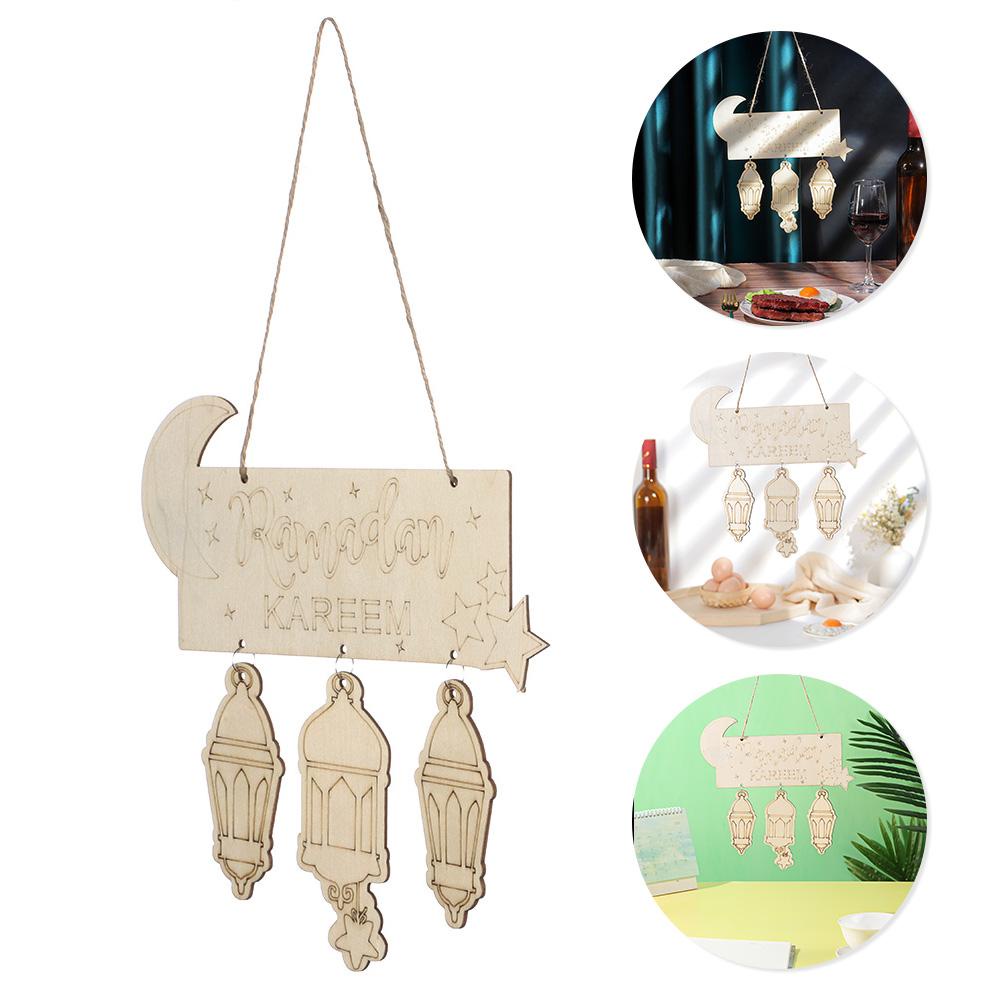 Lồng Đèn Gỗ Treo Trang Trí Nhà Cửa / Tiệc Cưới DIY