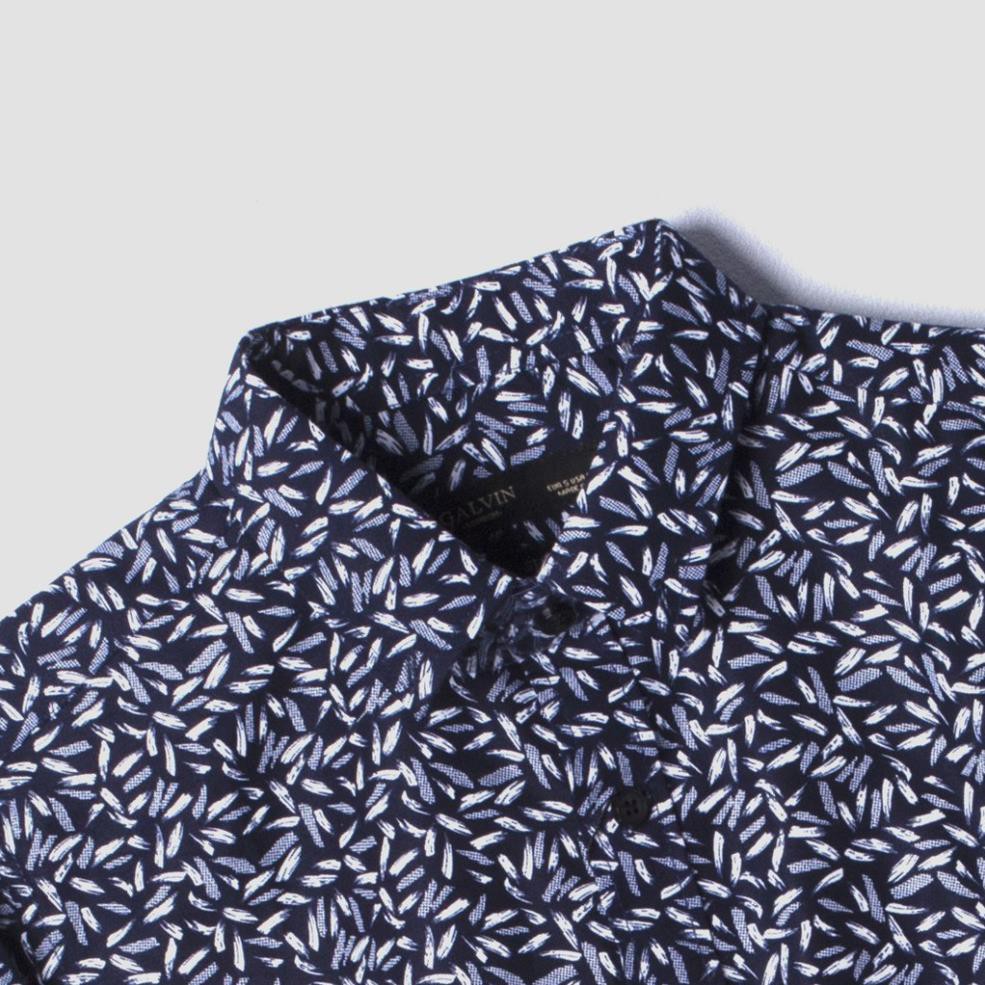 Áo sơ mi nam họa tiết Galvin cổ bẻ dài tay form ôm hàn quốc SMGV133 - Leo Vatino | BigBuy360 - bigbuy360.vn