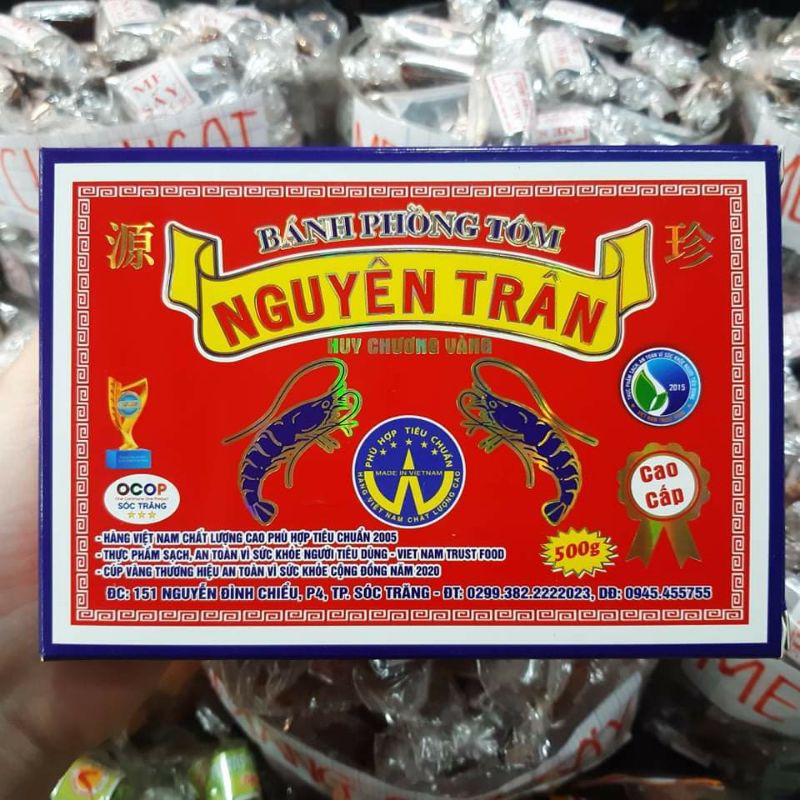 Bánh Phồng Tôm Sóc Trăng Nguyên Trân Cao Cấp 500gr