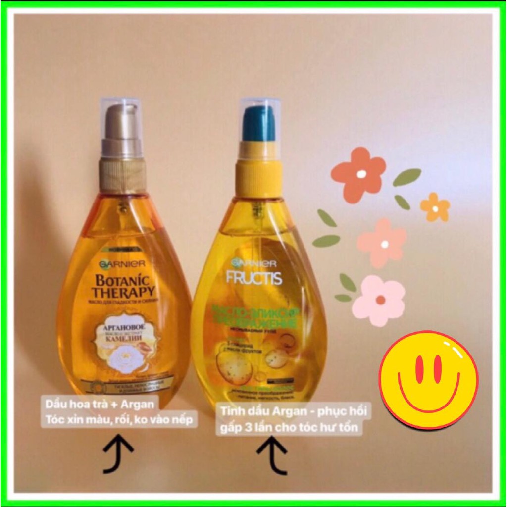 [dưỡng tốt ko bết] Dầu dưỡng tóc Garnier Argan Botanic Therapy Ultra Doux