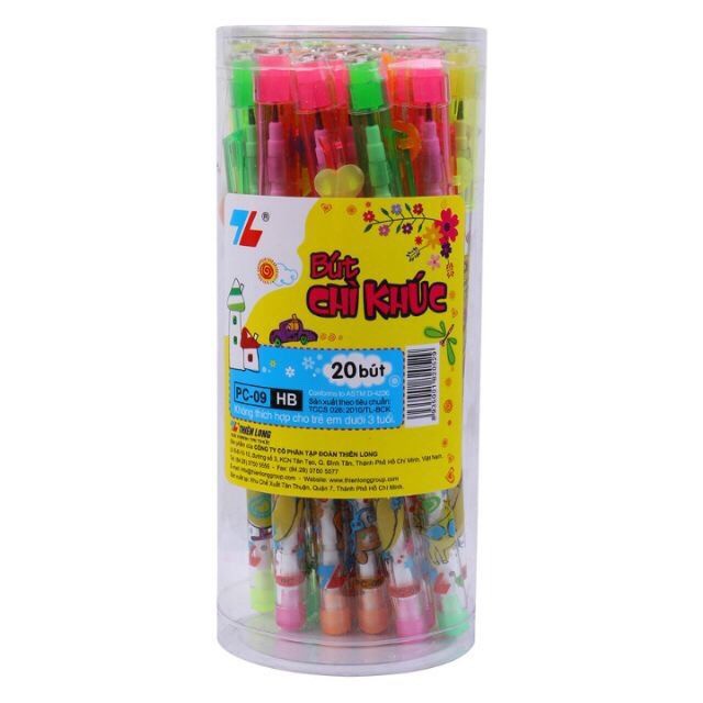[Đổ Sỉ 2.8k/C] Sỉ 2 Hộp 40 Chiếc Bút chì khúc TL PC09