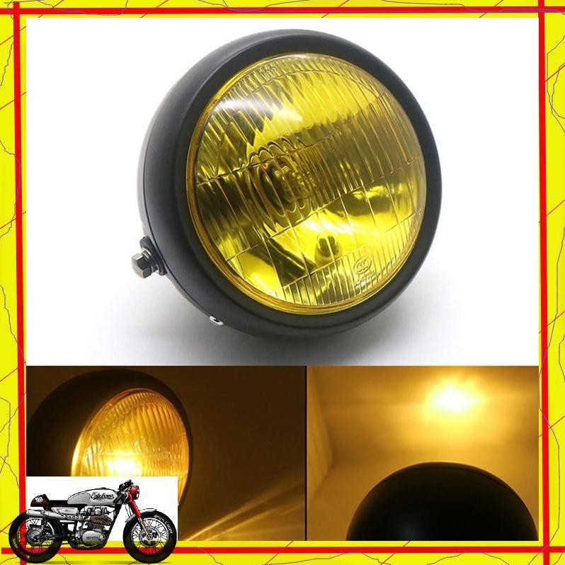 ĐÈN PHA XE MÁY CAFE RACER - GÁO ĐÈN PHA GN125  TRACKER SHOP