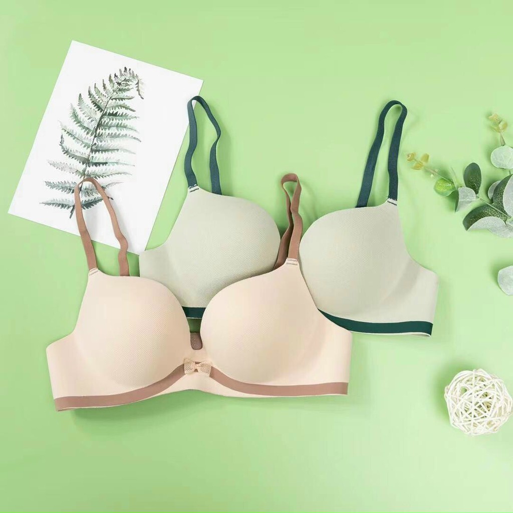 Áo Lót Nữ ❤️FREESHIP❤️ Áo Ngực Nữ đúc su thông hơi viền màu đính nơ nhỏ tôn vòng một gợi cảm mã AL34 | BigBuy360 - bigbuy360.vn