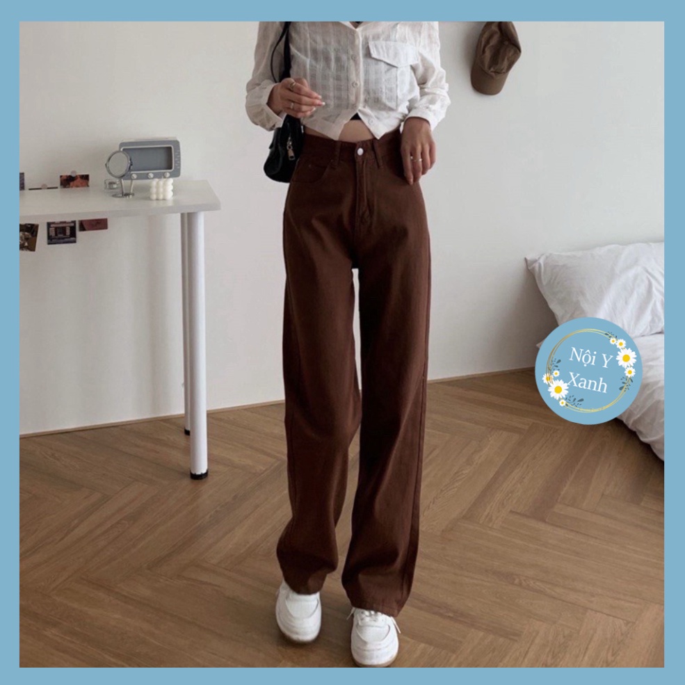 quần jeans ống rộng suông đứng dáng xuông hotrend noiyxanh hot trend, phom đẹp, chất đẹp