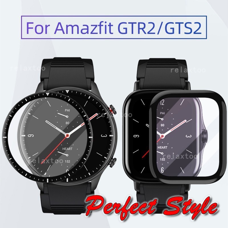 Cường lực màn hình 3D Cạnh Cong Full mặt kính cho Amazfit GTR 2 GTS2 GTR 2e