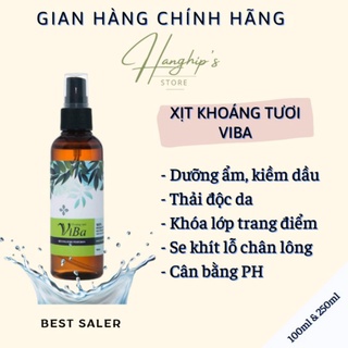 [ MUA 2 TẶNG 1] Khoáng tươi viba/ khoáng thiên nhiên/ cấp ẩm, kiềm dầu, khóa lớp trang điểm